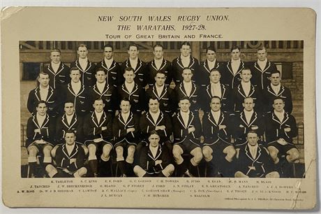 Michael Fahey - Sports Memorabilia Australia - Rugby Union-Postcard ...