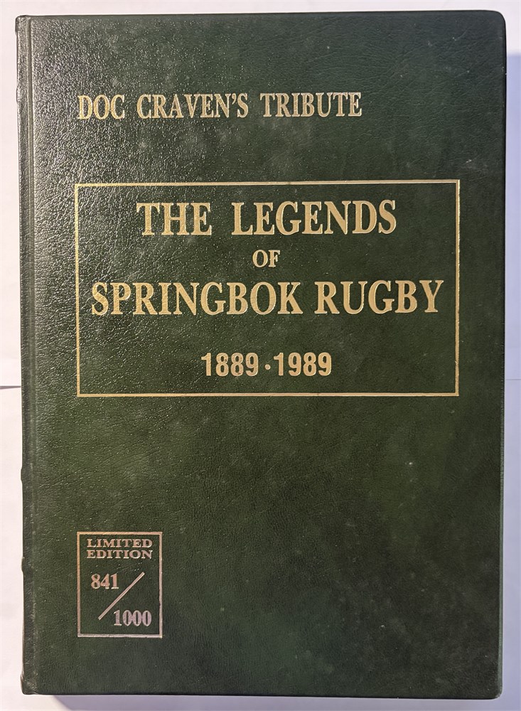 Springbok Rugby Book Cover Michael Fahey - Sports Memorabilia Australia - Rugby Union - Book ...
