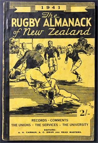 Rugby Union - Almanack. 1941 Rugby Almanack of NZ