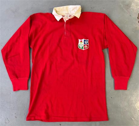 Rugby Union - Jersey Game worn. 1980 British Lions # 14 John Carleton