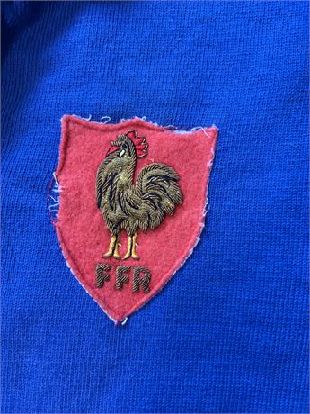 Rugby Union - Jersey Game worn. 1968 French # 2